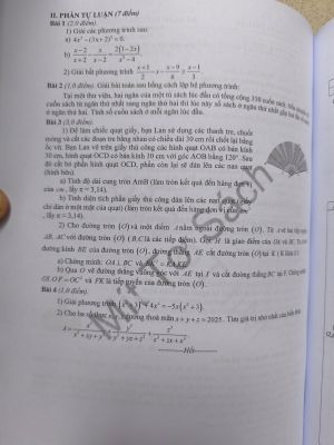 150 ĐỀ KIỂM TRA ĐỊNH KỲ TOÁN 9 - CHƯƠNG TRÌNH MỚI (Miễn phí giao hàng)