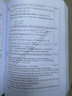 102 đề Khảo Sát, Thi Thử vào lớp 10 Các Tỉnh Thành (Chương trình mới)