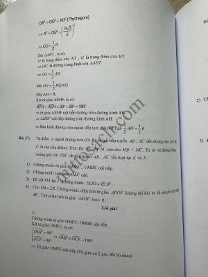 Bồi dưỡng HSG TOÁN 9 - Tập 1 - Hình học phẳng (miễn phí giao hàng)
