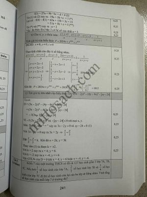 Tuyển chọn và hướng dẫn giải 123 đề thi học sinh giỏi Toán 7 năm 2023-2024