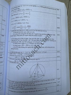 101 đề Khảo Sát, Thi Thử vào lớp 10 Tại Hà Nội (Chương trình mới)