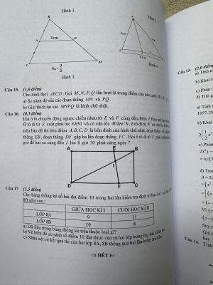 Tuyển tập 169 đề kiểm tra định kỳ toán 8 (Sách kết nối tri thức - miễn phí giao hàng)