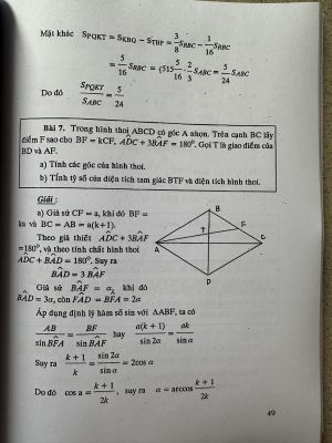 Các bài toán về diện tích đa giác