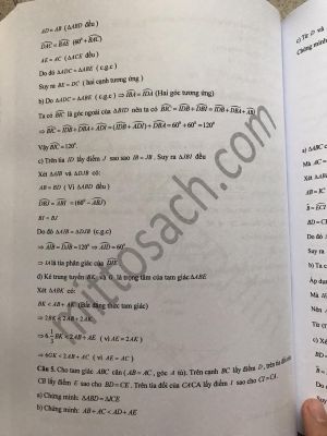 Bồi Dưỡng Toán 7 - Tập 3 - Hình học -  Xác suất (miễn phí giao hàng)