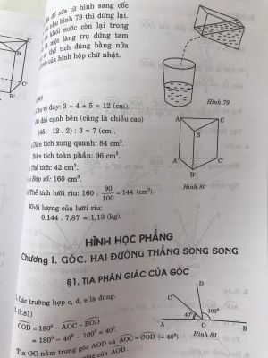 Em học toán 7 - Vũ Hữu Bình - trọn bộ 4 tập (miễn ship)