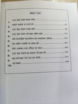 CÁC BÀI TOÁN SỐ HỌC - ĐẠI SỐ CHỌN LỌC - Shklyarsky, Nchentsov, Myaglom