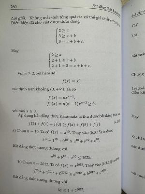 LÝ THUYẾT CƠ SỞ CỦA HÀM LỒI & CÁC BẤT ĐẲNG THỨC CỔ ĐIỂN - Nguyến Minh Tuấn