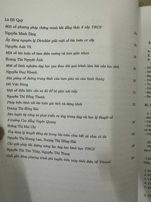 Các chuyên đề BD Giáo viên Toán THCS - Tuyên Quang