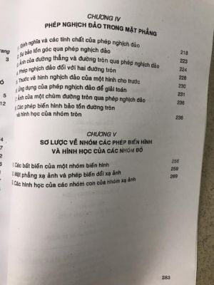 Các phép biến hình trong mặt phẳng - Nguyễn Mộng Hy