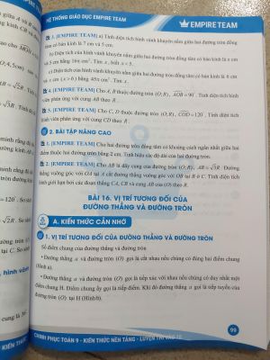 CHINH PHỤC TOÁN 9 - KIẾN THỨC NỀN TẢNG LUYỆN THI VÀO 10 - Nguyễn Đức Tấn