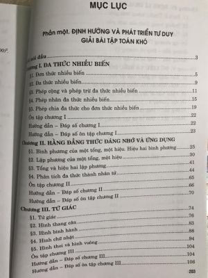 Định hướng và phát triển tư duy giải bài tập Toán Khó lớp 8 - Nguyễn Đức Tấn (miễn phí giao hàng)