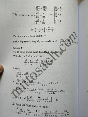 Các bài toán bất đẳng thức có nhiều cách giải - Nguyễn Đức Tấn