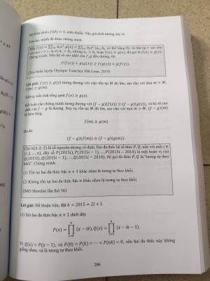 TOÁN HỌC OLYMPIC TUYỂN CHỌN CÁC ĐỀ THI TOÁN HỌC TRONG & NGOÀI NƯỚC (2012-2017) NƯỚC: PHẦN ĐẠI SỐ