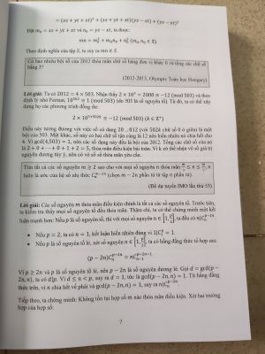 OLYMPIC TOÁN HỌC TUYỂN TẬP ĐỀ THI QUỐC TẾ & TRONG NƯỚC (202-2017) : PHẦN SỐ HỌC