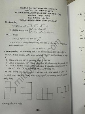 100 đề thi Tuyển sinh 10 CHUYÊN TOÁN - Chương trình mới (miễn phí ship)