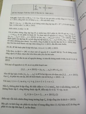 TUYỂN TẬP ĐỀ THI OLYMPIC TOÁN HỌC TRONG & NGOÀI NƯỚC 2022-2017 : PHẦN TỔ HỢP