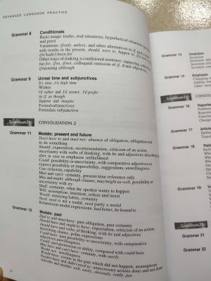 ADVANCED LANGUAGE PRACTICE - ENGLISH GRAMMAR & VOCABULARY