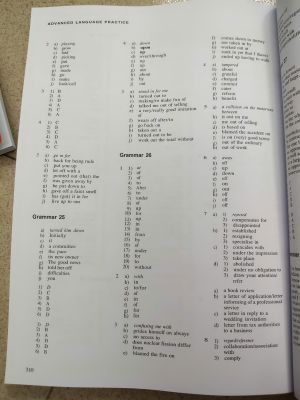 ADVANCED LANGUAGE PRACTICE - ENGLISH GRAMMAR & VOCABULARY