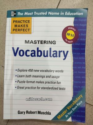 MASTERING VOCABULARY - THE MOST TRUSTED NAME IN EDUCATION