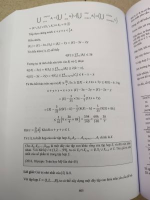 TUYỂN TẬP ĐỀ THI OLYMPIC TOÁN HỌC TRONG & NGOÀI NƯỚC 2022-2017 : PHẦN TỔ HỢP