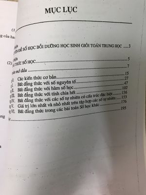 Các chuyên đề số học bồi dưỡng học sinh giỏi THPT: Bất đẳng thức số học