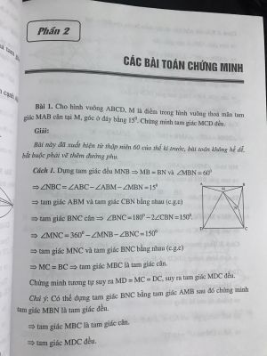 Rèn luyện và phát triển tư duy thông qua các bài toán Hình học phẳng